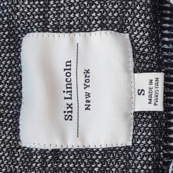 SIX LINCOLN New York Men's Cotton/Polyester Blend (3) Button Pull Over Hoodie - Picture 17 of 17